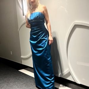 New Gala Dress With Tag Size 20 Morilee Brand Petroblue Colour
